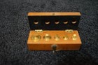 Antique Christian Becker & German Brass Weight Sets w/ Tweezers Apothecary Scale — photo 2