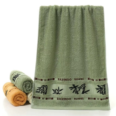 Set of 1/4/6 Bamboo Fiber Towels Sets Home Bath Towels Adults Face Towel Thick A