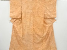6999440: JAPANESE KIMONO / ANTIQUE KIMONO / SILK / HAND WOVEN / FUSHI TSUMUGI /