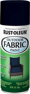 Rust-Oleum 358832 Outdoor Fabric Spray Paint, 12 12 Ounce (Pack of 1), Navy 