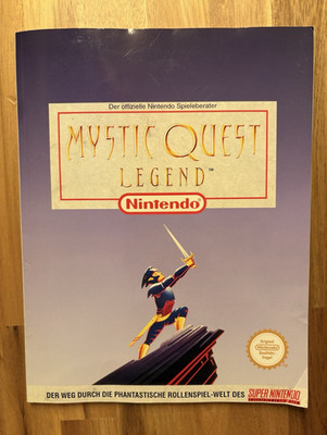 Nintendo Strategieführer Mystic Quest Legend Spieleberater Lösungsbuch TOP