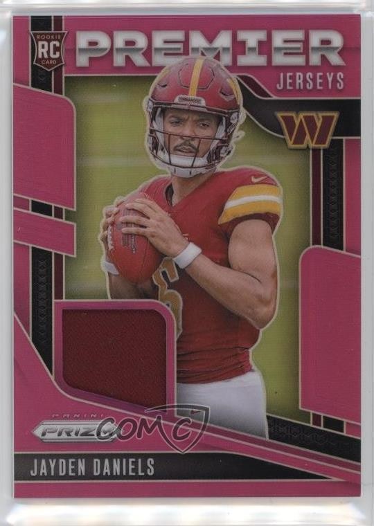2024 Panini Prizm Premier Jerseys Pink Jayden Daniels #PJ-JDS Rookie RC k4s