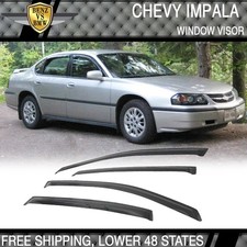 Fits 00-05 Chevy Impala Sedan Window Visors Vnet Rain Guard 4pcs Fits 00-05 Chevy Impala Sedan Window Visors Vnet Rain Guard 4pcs