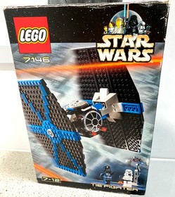 Lego Star Wars No. 7146 'TIE Fighter' (2001) with original box and instructions