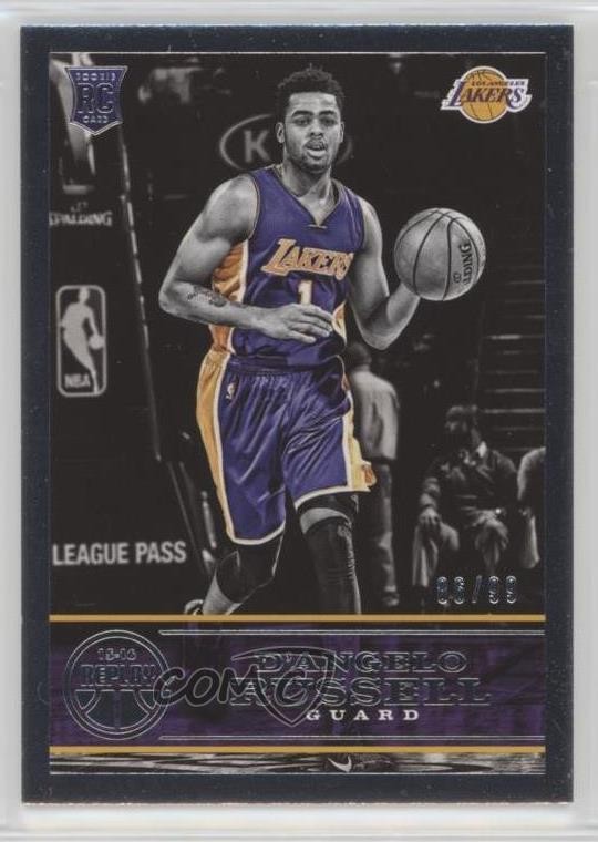 2015-16 Panini Replay 86/99 D'Angelo Russell #27 y3x