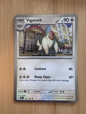 Vigoroth 161/193 Paldea Evolved Cosmo Holo Promo NM Pokémon TCG