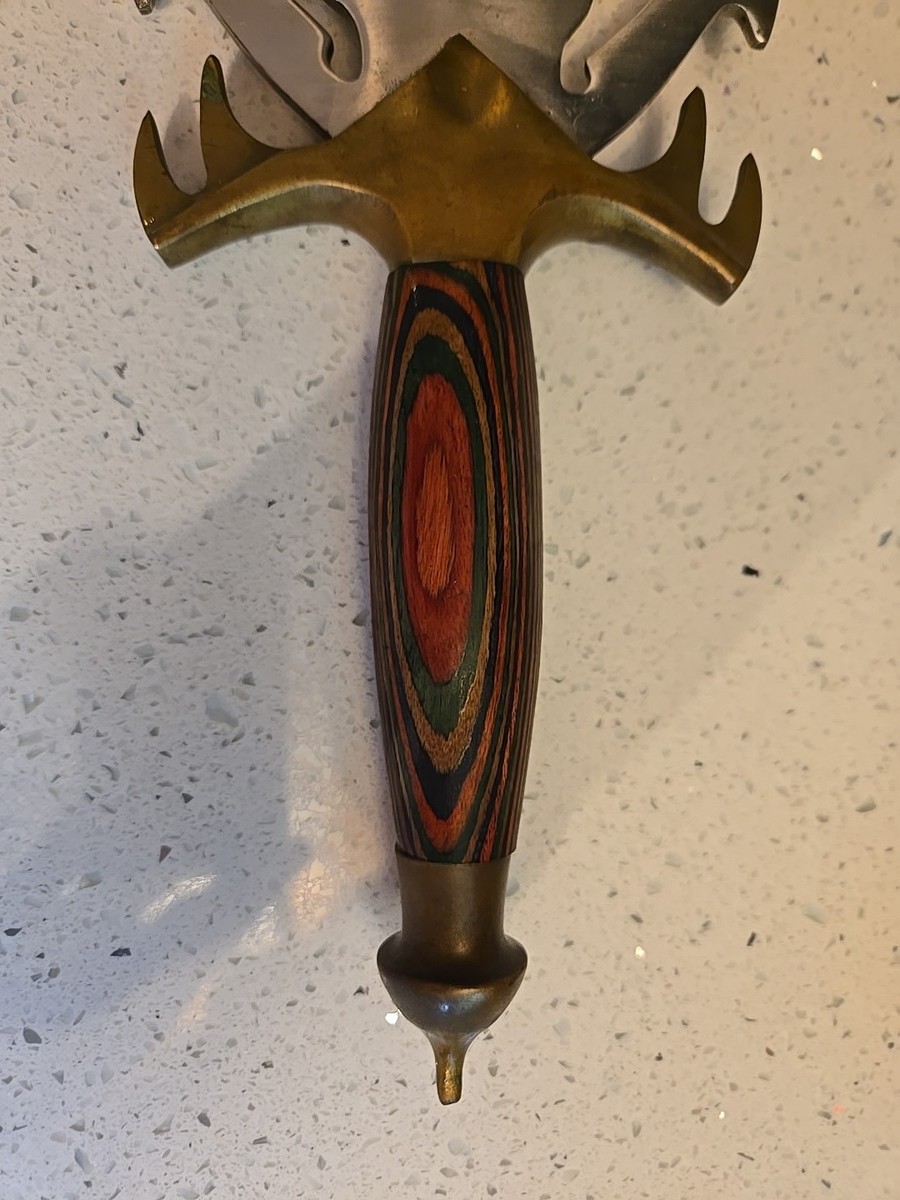 Pakistan 25 In Wooden Handled Sword Collectible | eBay