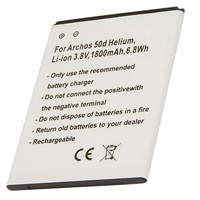 Avizar, Ersatzakku FüR Archos 50D Helium Li-Ion 3.8V 1800Mah