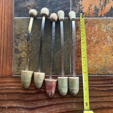 5 Vintage Wooden & Metal Shoe Stretchers Shoe Trees 1920 -1930s