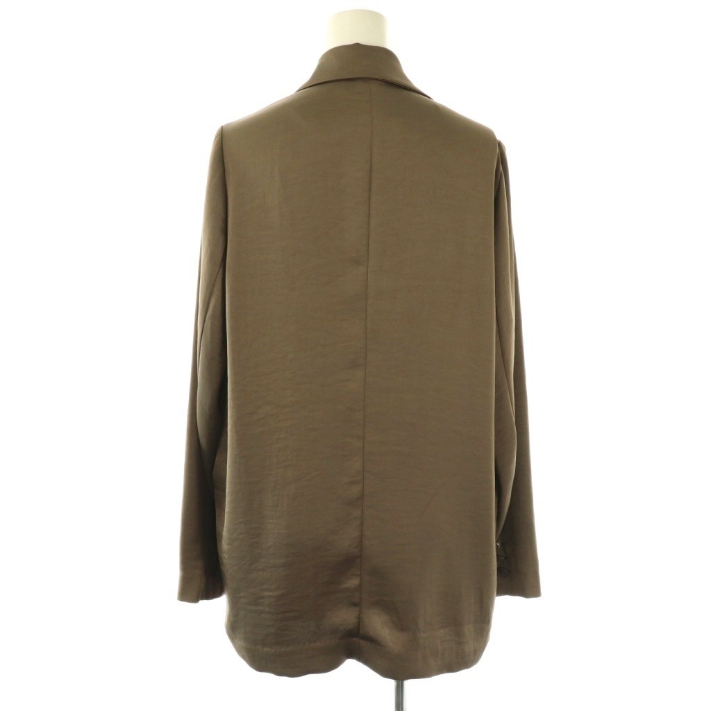 Ameri VINTAGE 24AW Satin Tailored Jacket S Gray S… - image 2