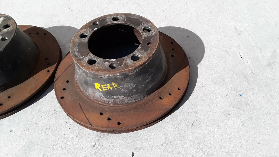 1986-1989 PORSCHE 944 TRASERO IZQUIERDO Y DERECHO FRENO ROTOR VENTILADO JUEGO DE DISCOS OEM Foto 2 de 4