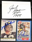 Pittsburgh Steelers Super Bowl Champs & Football HOF - Autographed Card Set