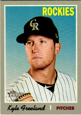 2019 Topps Heritage Kyle Freeland #253 Colorado Rockies