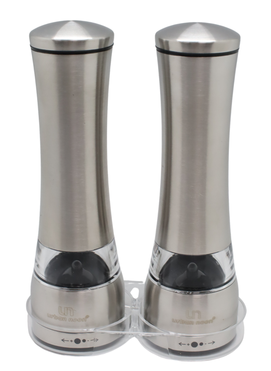 Urban Noon Manual Stainless Steel Salt & Pepper Grinder Set UN4 | eBay