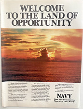 NAVY You are Tomorrow. Anuncio de revista You are the Navy vintage 1988