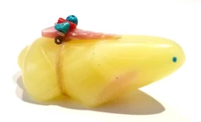 Zuni Fetish Rabbit by Leland Boone & Daphne Quam (Art Glass)