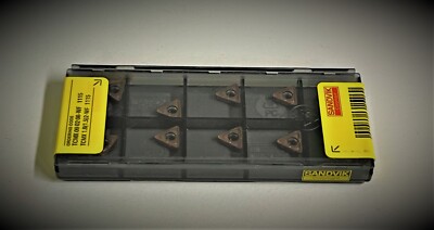 10pcs. Sandvik TCMX 1.8(1.5)2-WF 1115 Carbide Inserts TCMX 09 02 08-WF ...