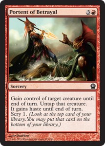 Portent of Betrayal x4 - Theros - NM-Mint, English - Theros