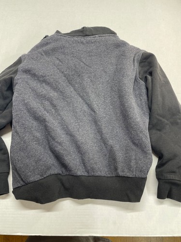 Lee Boys L 14/16 Gray Hooded Zip Up Jacket lined All Star Champs - Picture 17 of 17