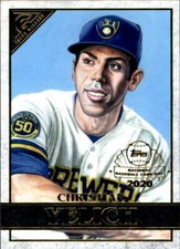 2020 Topps Chrome Gallery Preview #GP-5 Christian Yelich Milwaukee Brewers