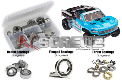 NEW RC Screwz ARRM017B Arrma Senton 4x4 Mega Metal Shielded Bearing Kit