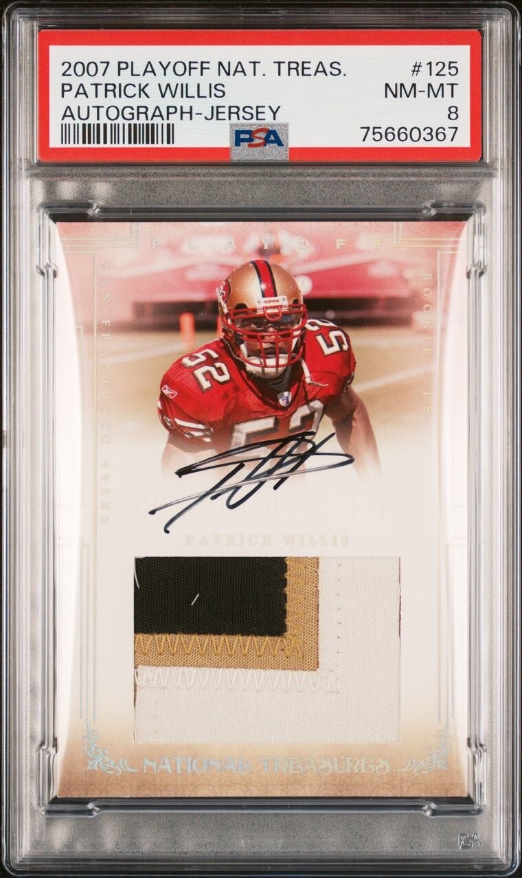 Patrick Willis Playoff National Treasures #125 Autograph-Jersey