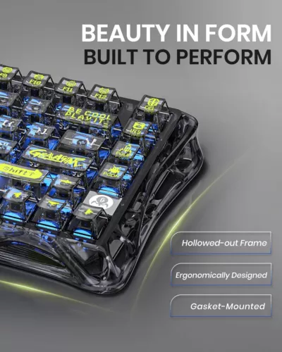 New Gravastar Mercury K1 Lite 75% Wireless Mechanical Gaming Keyboard - Bild 10 von 12