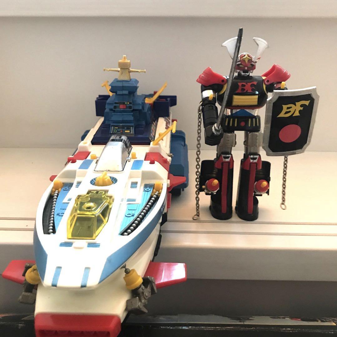 Power Rangers Battle Fever J DX Chogokin Robo & Shark set POPY w
