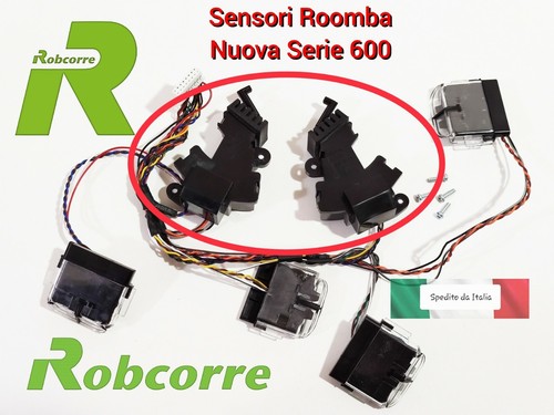 Sensori Vuoto Contatto Anteriori per Roomba Serie 600 605 671 Errore 9 6  IRobot | eBay