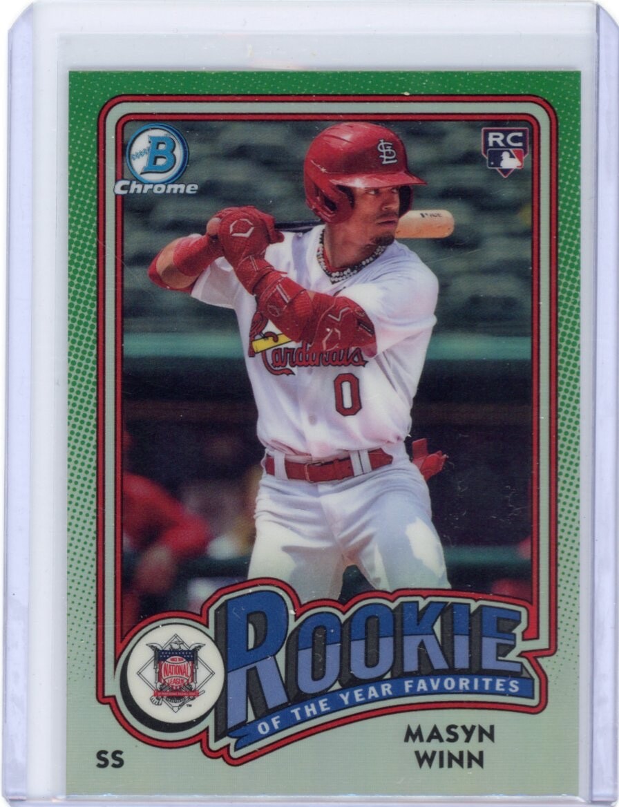 2024 Bowman - Mega Box Chrome Rookie of the Year Favorites Masyn Winn (RC)