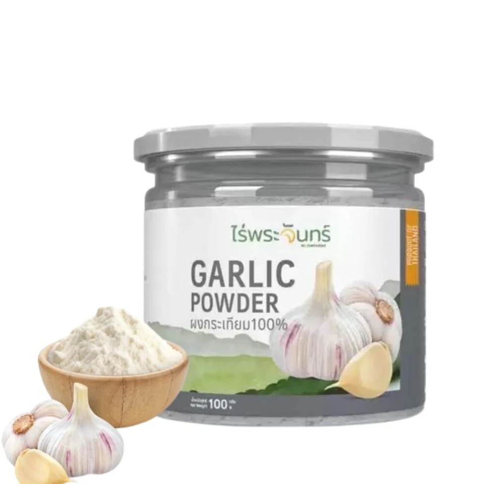 Ajo tailandés en polvo 3,52 OZ hierba fina orgánica cocina granjas lunares sin harina ni azúcar Foto 2 de 4