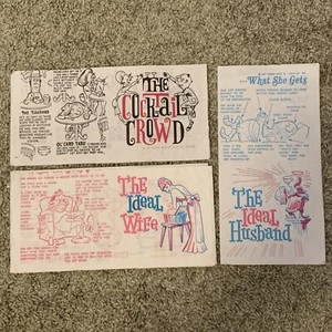 Fort Howard Paper Co Vintage Funny Sayings Napkins. 3
