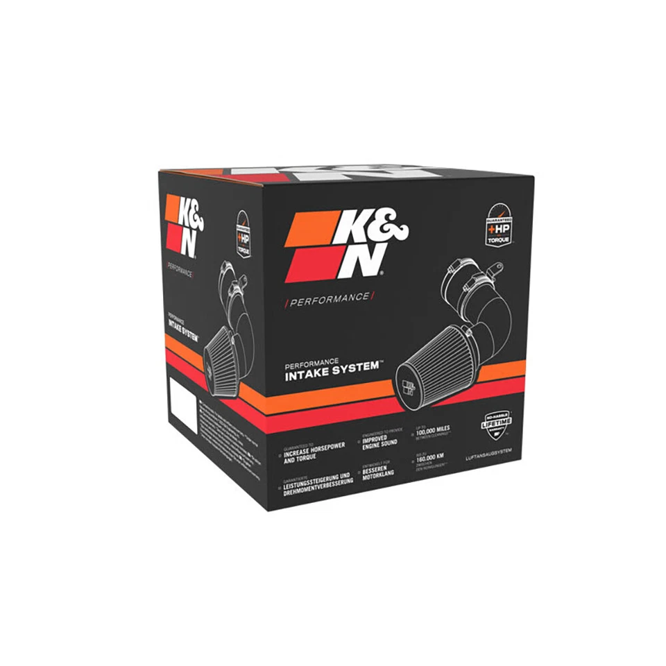 Комплект системы впуска холодного воздуха K&N 57-0515 для 95-01 Audi A4 / 97-01 A6 2,4 л 2,8 л V6 - Изображение 2 из 4