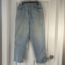Gitano Jeans Womens Size 18W Mom Jeans Tapered Light Wash Blue Denim Vintage 90s