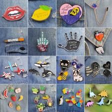 SET Halloween Cartoon Enamel Lapel Collar Pin Corsage Brooch Xmas Jewelry Gift