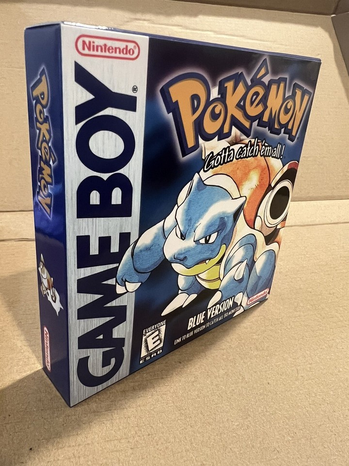 Pokemon Blue Version with Box Nintendo Gameboy Color / GBA / DS eBay