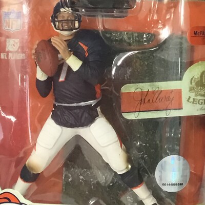 John Elwayのフィギュア Collectible McFarlane's Sport Legends NFL Denver Broncos John
