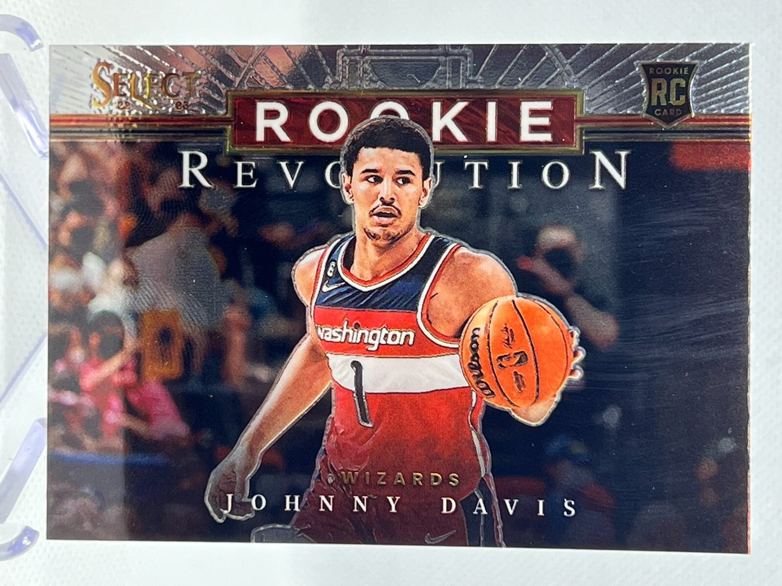 JOHNNY DAVIS RC 2022-23 Panini Select Basketball #24 Rookie Revolution Insert