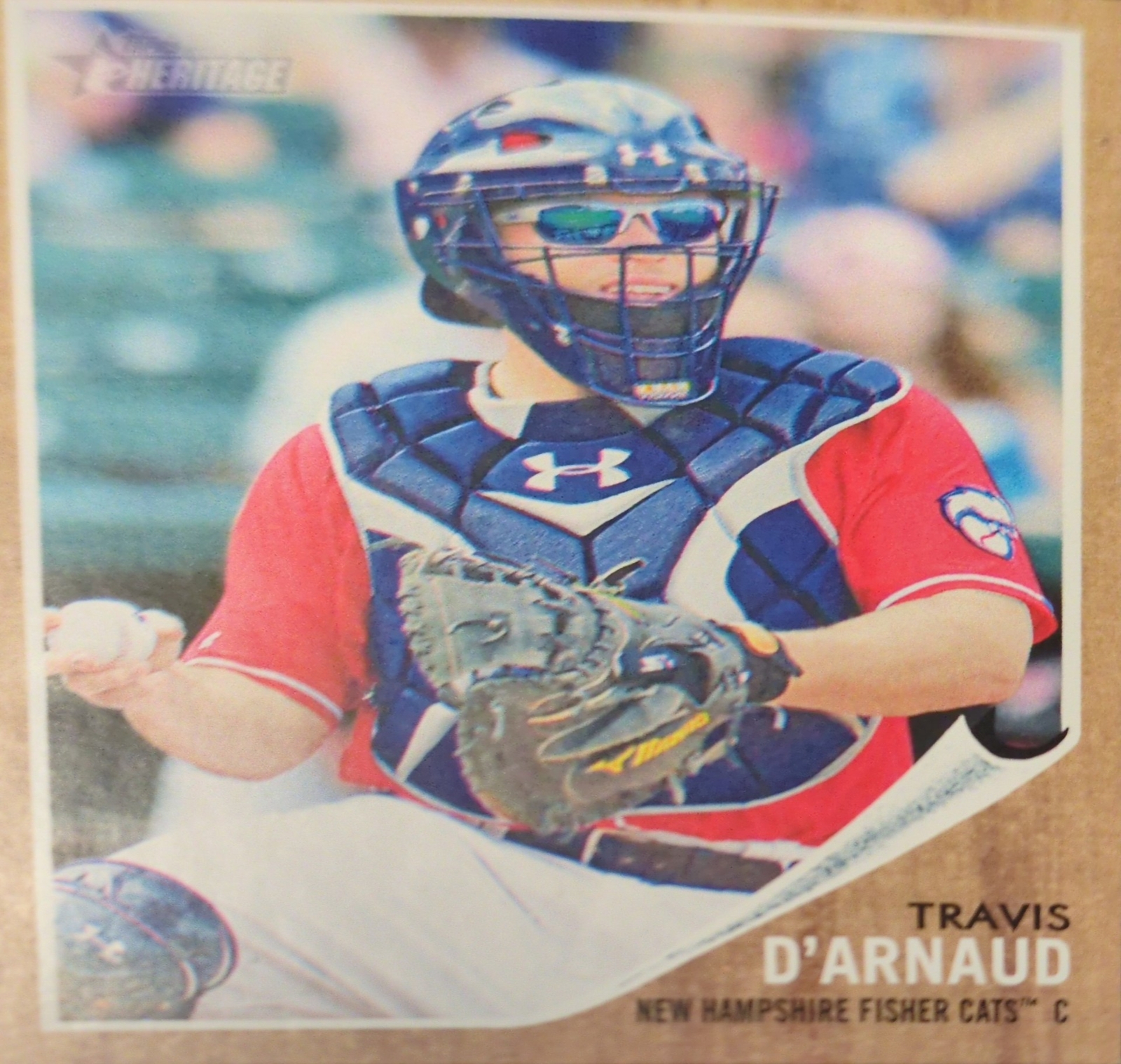 2011 Topps Heritage Minor League #9 Travis D'Arnaud