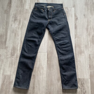Jack Knife Selvedge Raw Nihon Menpu Japanese Western Pocket Jeans Slim Sz  30
