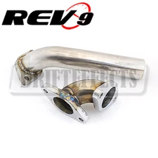 Rev9 38MM 35MM Stainless Wastegate Dump Tube Pipe Elbow Set Actuator Turbo / NA