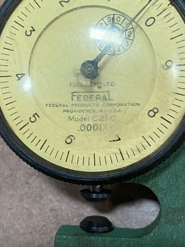 VTG Federal Products Corp Dial Indicator Gauge ~ 26P-7 W-424 - Picture 2 of 7