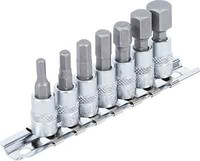 "Bgs Bit-Einsatz-Satz 1/4\" Innensechskant 4-5-6-7-8-10-12 Mm NüSse Bits Nuß 6Kant"