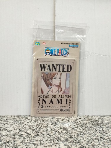 Targhe One Piece Wanted Nami Usop Sanji Robin Franky Chopper Tony SK Brook Jinbe - Photo 5/12