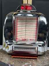 Crosley CR-9 Select-O-Matic Jukebox Style AM/FM Radio Collector  s Edition Chrome