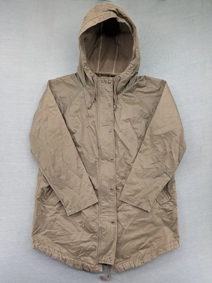 Clockhouse Ckh Damen Parka Jacke Gr 38 braun Kapuze Anorak Mantel - Bild 1 von 4