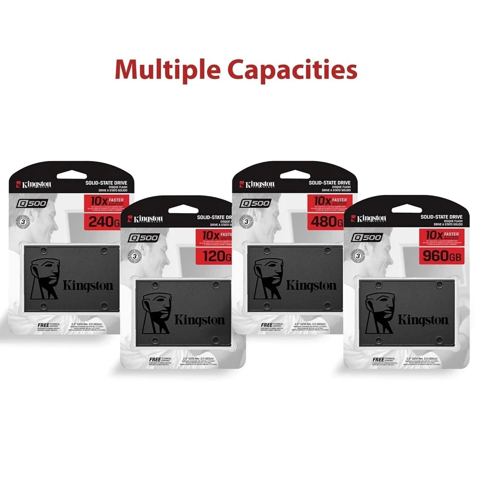 Kingston SSDNow A400 480GB Internal Solid State Drive (SA400S37/480GIN) - Image 3 of 4