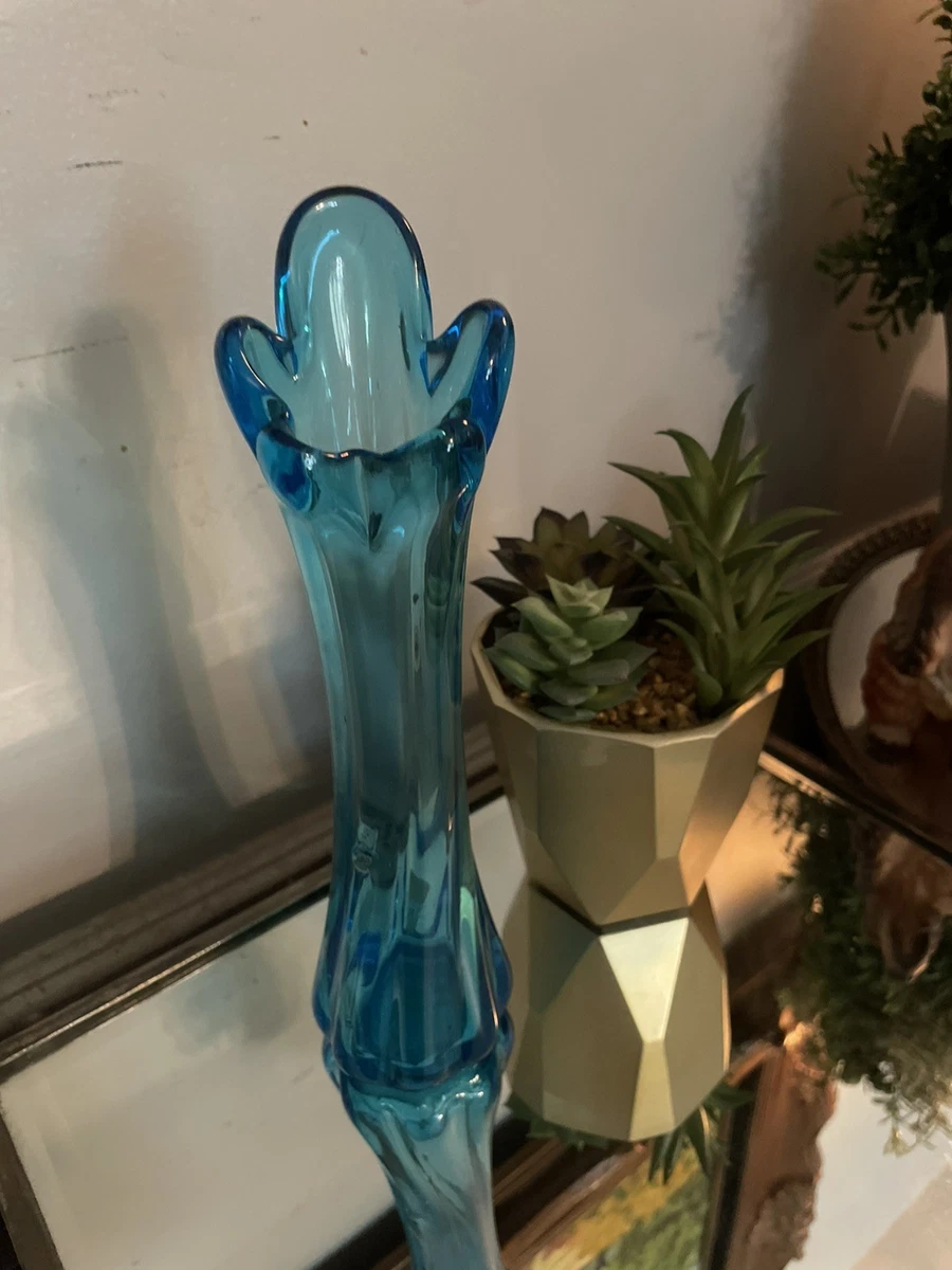 Mid Century Glass Vase In Collectible Vases for sale | eBay