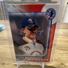 Upper Deck National Hockey Card Day Memorable Moments Jack Eichel Sabres Card