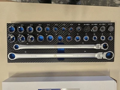 Ratschenschlüssel Set Torx und Sechskant Flexibel mit Gelenk extra Lang - Bild 1 von 3